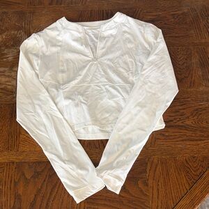 HALARA White Long Sleeve Top